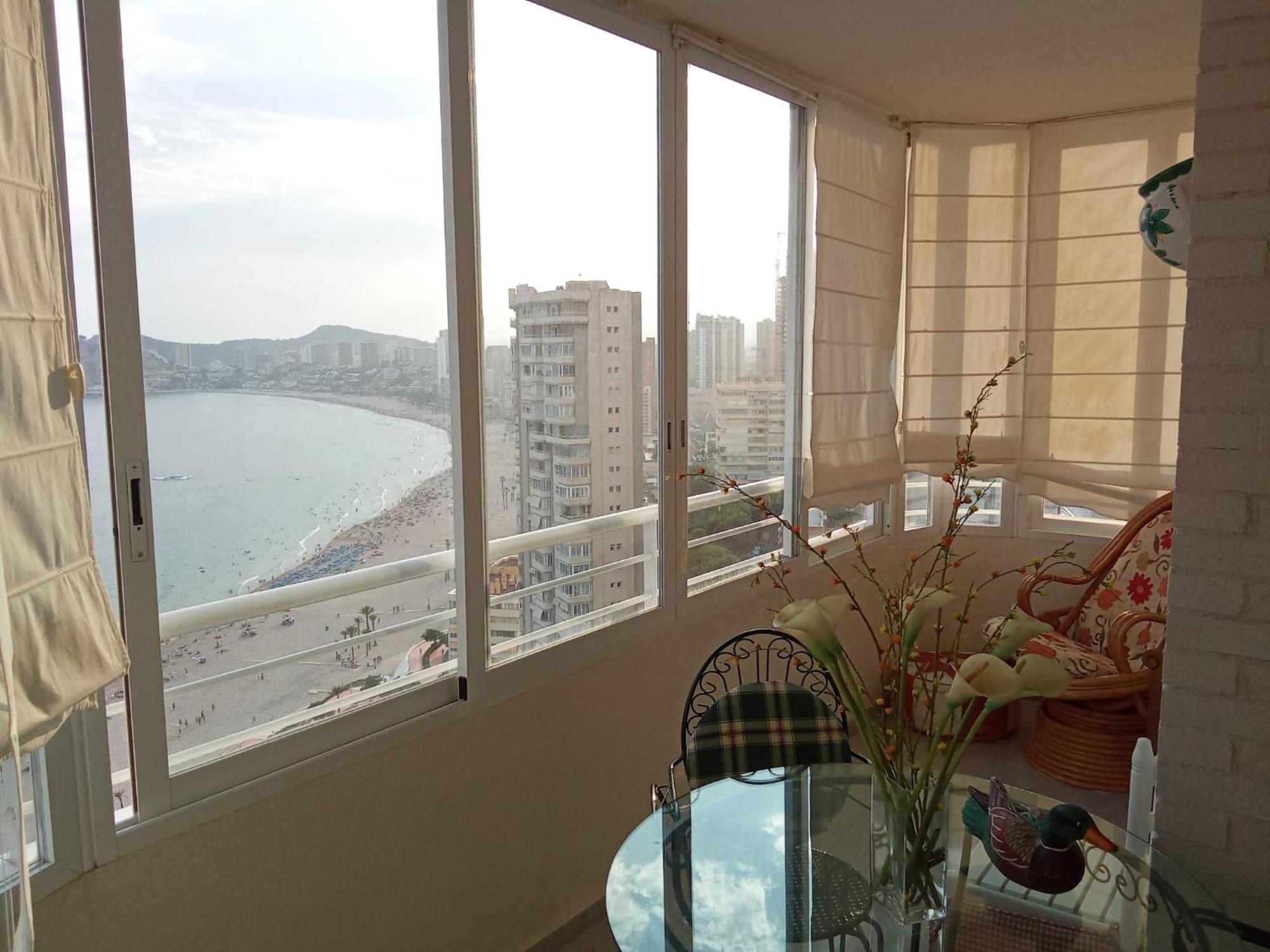 Appartamento Nuevo Apto Balcon De Poniente 1 A Linea Playa Torre 2 Luxe Sm Con Aire, Piscina,Jar Vistas Espectaculares Al Mar De Benidorm Esterno foto