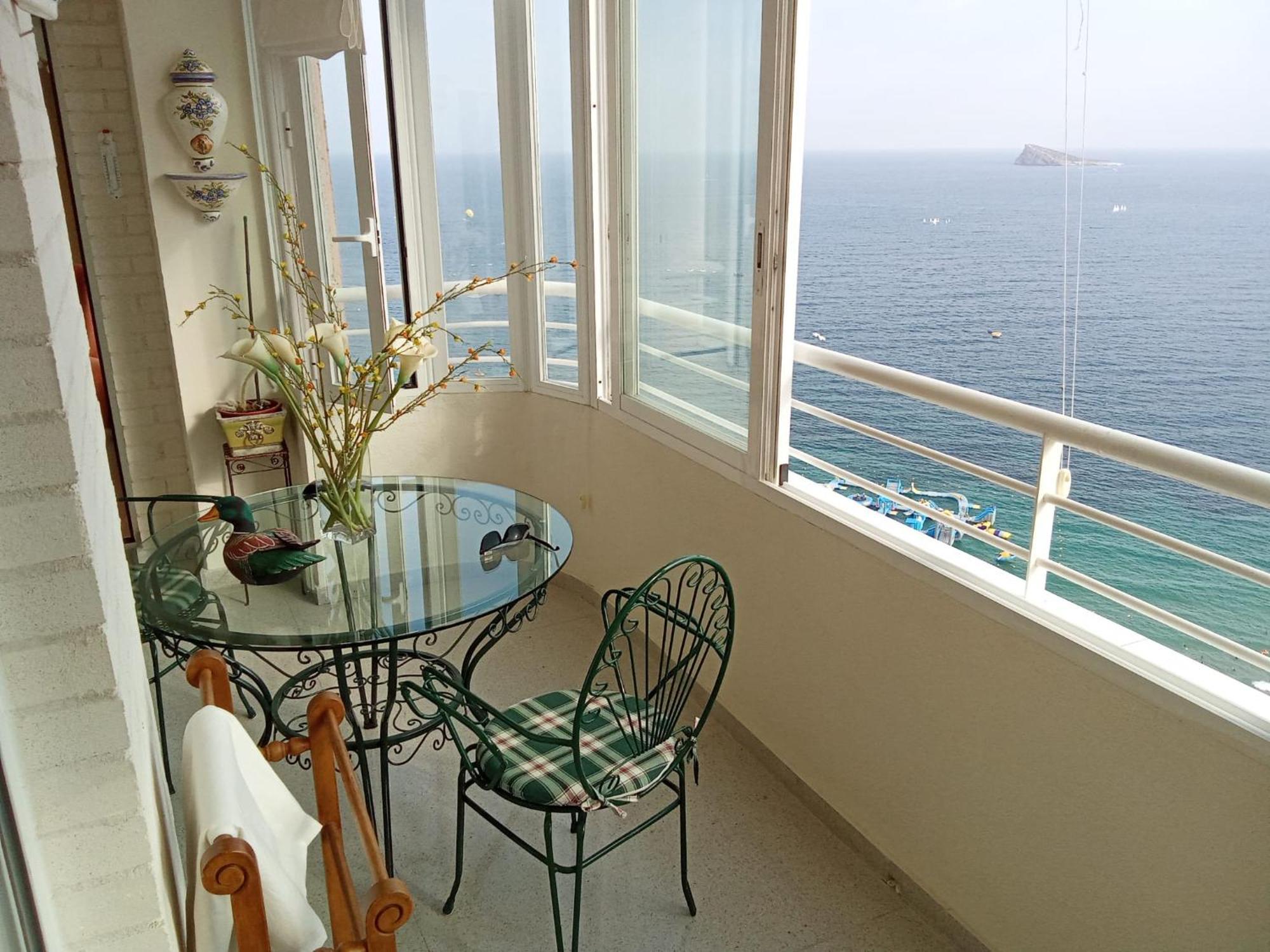 Appartamento Nuevo Apto Balcon De Poniente 1 A Linea Playa Torre 2 Luxe Sm Con Aire, Piscina,Jar Vistas Espectaculares Al Mar De Benidorm Esterno foto