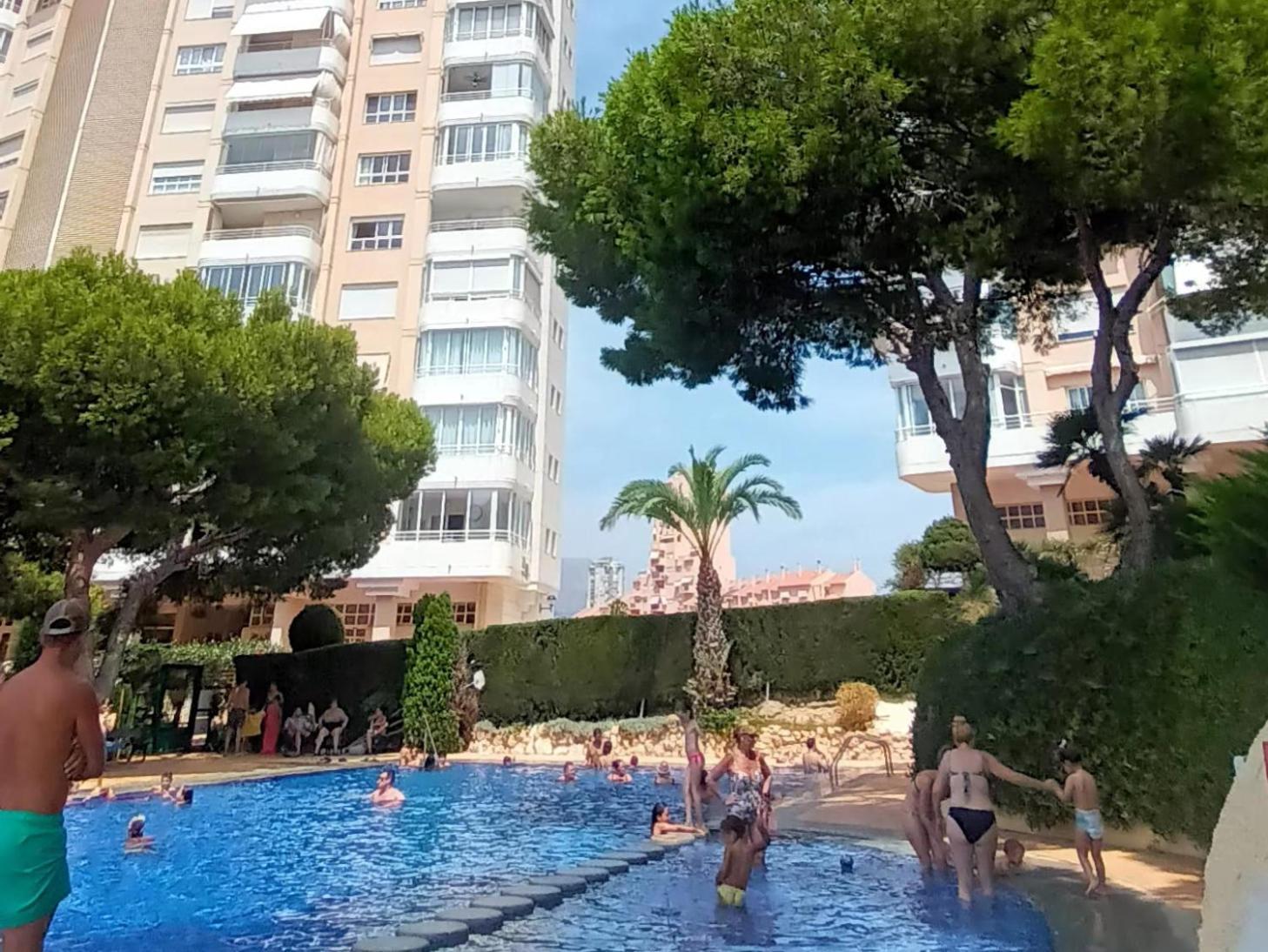 Appartamento Nuevo Apto Balcon De Poniente 1 A Linea Playa Torre 2 Luxe Sm Con Aire, Piscina,Jar Vistas Espectaculares Al Mar De Benidorm Esterno foto