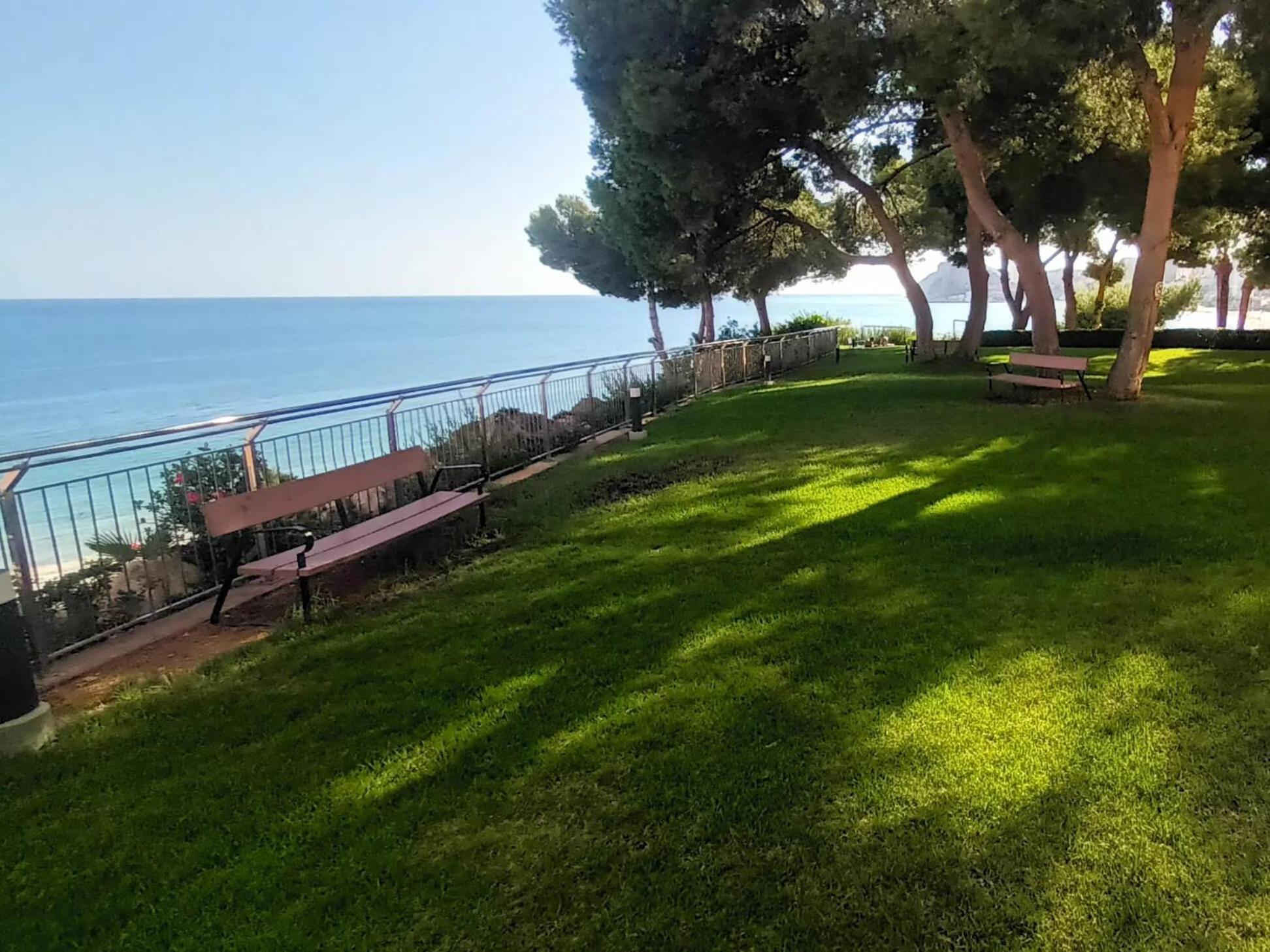 Appartamento Nuevo Apto Balcon De Poniente 1 A Linea Playa Torre 2 Luxe Sm Con Aire, Piscina,Jar Vistas Espectaculares Al Mar De Benidorm Esterno foto